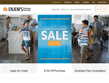 Tablet Screenshot of enjemsflooringamerica.com